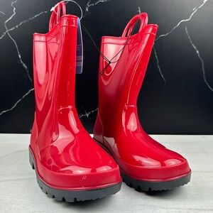 Zoogs Kids Rain Boot Red sz 3